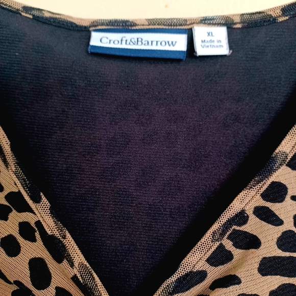 Croft & barrow blowses set (2)size XL - Picture 6 of 8